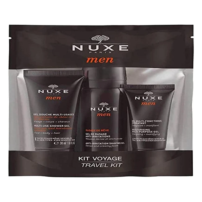 Kit Voyage Nuxe Men - Lote 3 pz - Hydratation, Gel de Afeitar