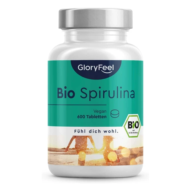 Bio Spirulina Pellets 600 Tabletten hohe Dosis 3000 mg zertifiziert kologisch