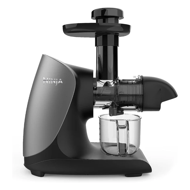 Ninja Licuadora Extracción Lenta - Tecnología Prensado en Frío - Total Pulp Control - 470ml - 3 Filtros - Negro