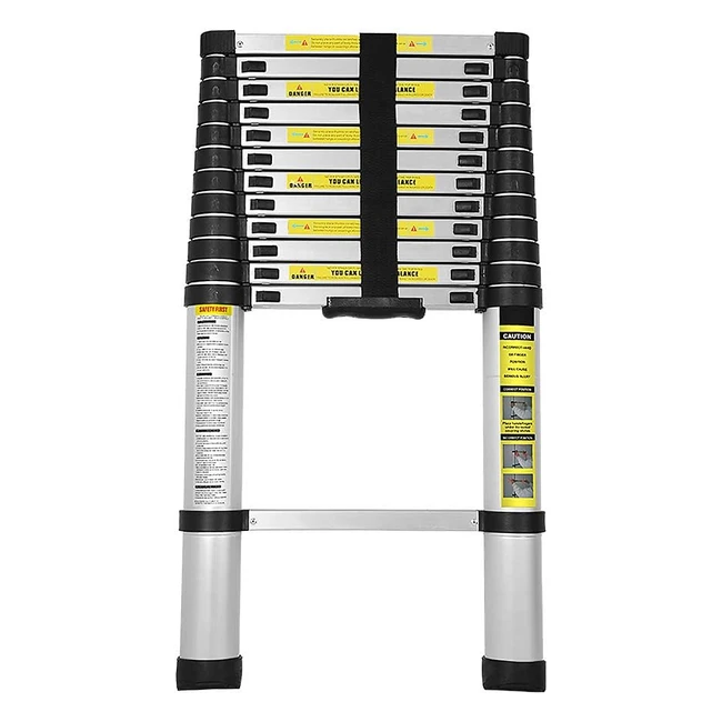 Scala Telescopica Pieghevole in Alluminio BMOT 38m - Alta Qualit 150kg Capaci