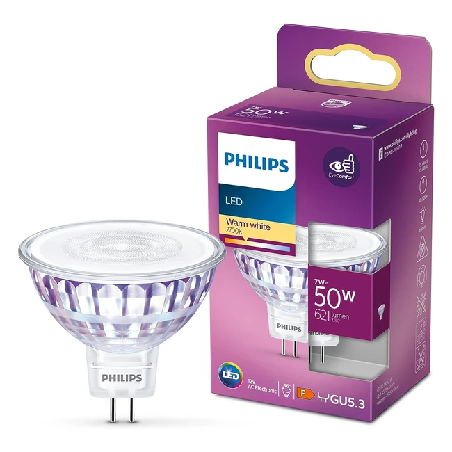 Philips Lampadina LED 7W Argento - Luce Immediata Durata Lunga Basso Consumo E