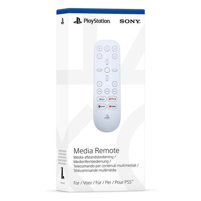 Introducing the PlayStation 5 Media Remote - Control Movies, Streaming Services, and More!