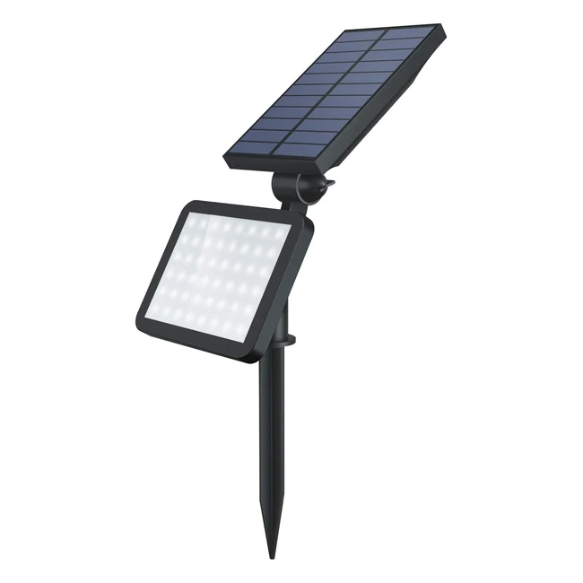 Focos Solares 48 LED IP65 a Prueba de Agua - 5 Modos - Luces Blancas - Jardín Patio Entrada - OUSFOT