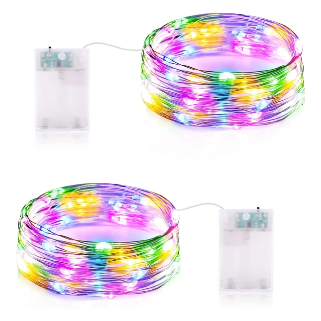 Lucine LED decorative a batteria 3m 30LED - Vacoulery