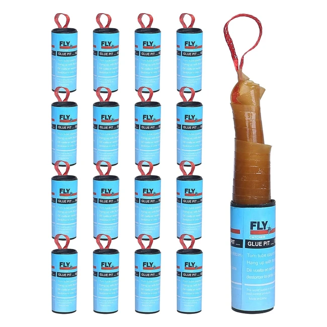 Sticky Fly Traps - Indoor/Outdoor Use - 16 Pack - Non-Toxic - Effective Fly Control