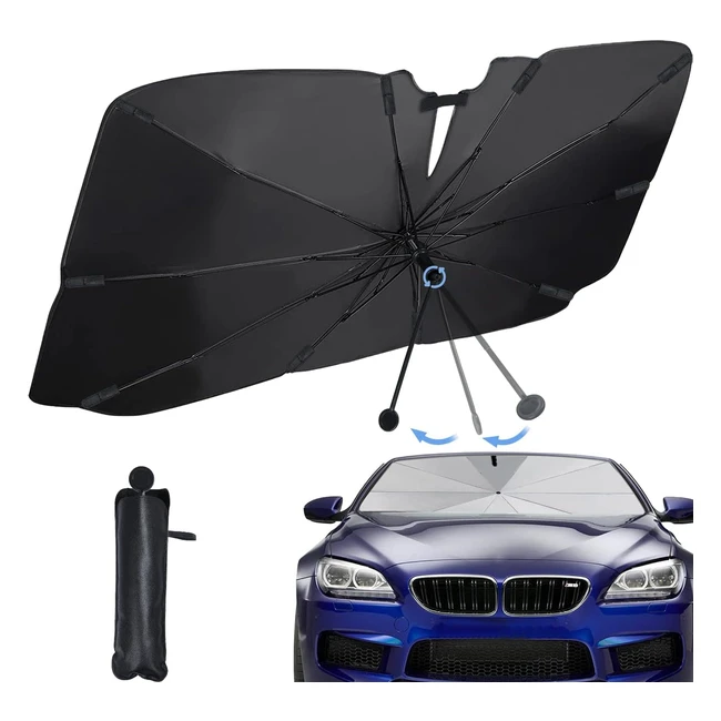 Parapluie Pare-Soleil Pliable pour Voiture - Isolation Thermique et Protection U