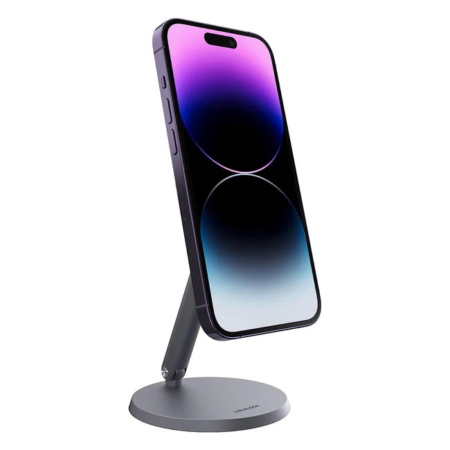 Soporte Magnético Lululook para iPhone 141312 - Ajustable y Compatible con iPhone 1413 Pro Max - Gris