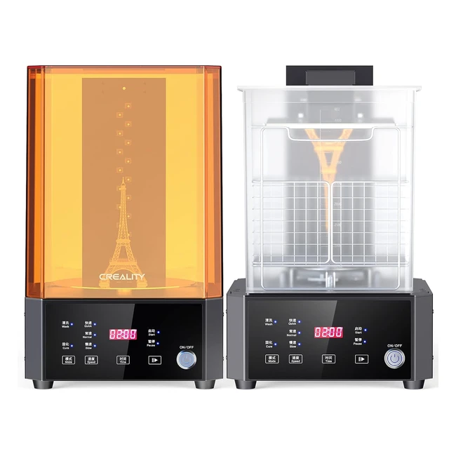 Creality UW01 Machine de Lavage et Schage 2 en 1 pour Imprimante 3D Rsine Seau de Lavage UV Rotative
