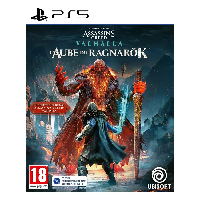 Assassin's Creed Valhalla Extension: L'aube du Ragnarok - Code de téléchargement PS5