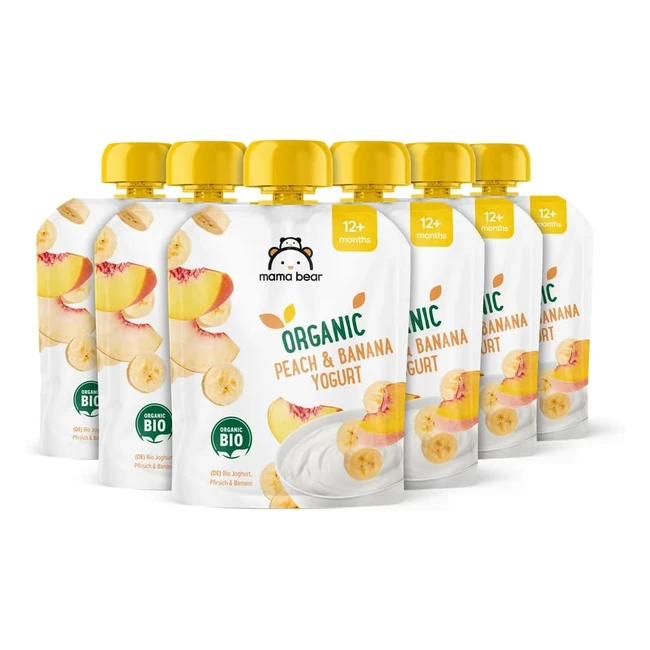 Amazon Mama Bear Yogurt Biologico 90g - Confezione da 6