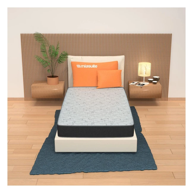 Matelas orthopédique Miasuite I Sogni Italiani Summit en polyuréthane antiacariens et respirant 90x190