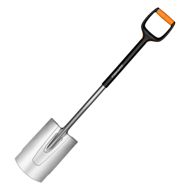 Fiskars Grtnerspaten fr weiche steinarme Bden rund Lnge 108 cm Quali