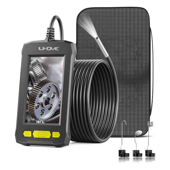 39mm Industrial Endoscope ilihome 1080p HD Borescope Inspection Camera
