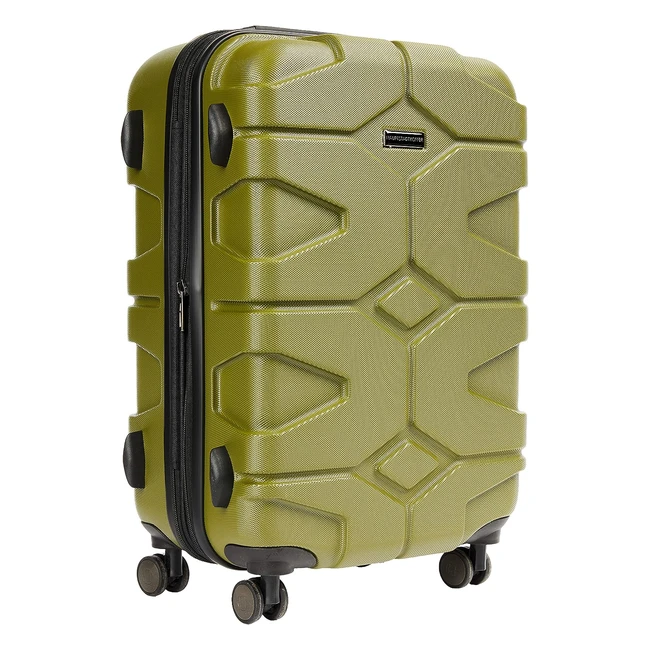 Hauptstadtkoffer XKLLN Handgepäck Trolley, Volumenerweiterung, TSA-Schloss, 4 gummierte Doppelrollen, 55 cm, 50 l, Olivgrün matt