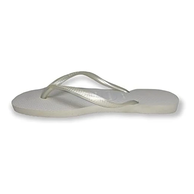 Havaianas Slim Chanclas Mujer Blanco 3334 EU - ¡Envío Gratis!