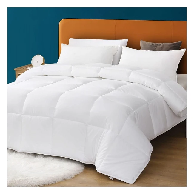 Edredón Microfibra 220x240 cm APSmile para Cama 150/160 - Fibra 300 grm - Transpirable y Suave