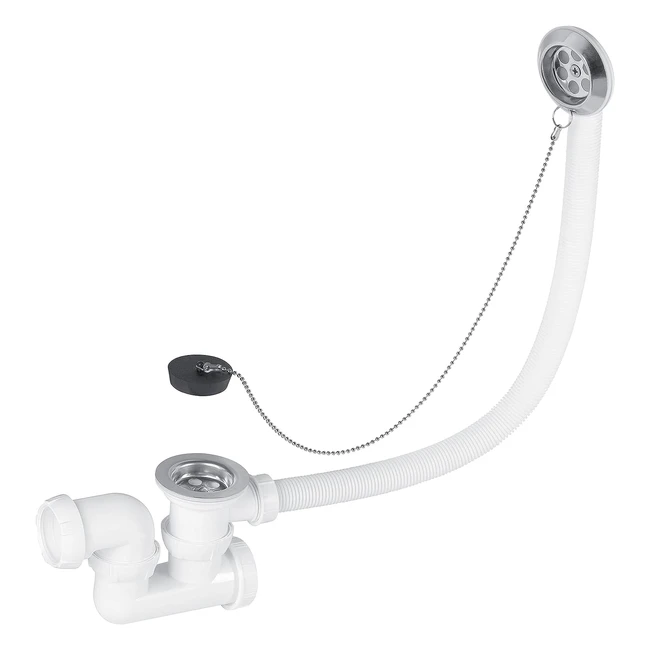 Wirquin SP5502 - Desagüe Sifón con Tapón Cadena SP602