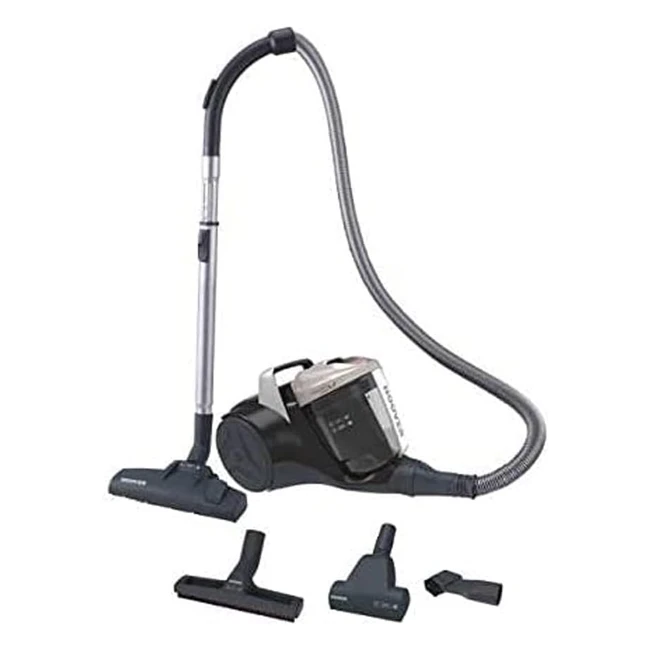 Aspirateur traineau sans sac Hoover BR44PET - Technologie cyclonique, 700W, grande capacité 2L, brosse spéciale parquet et poils animaux