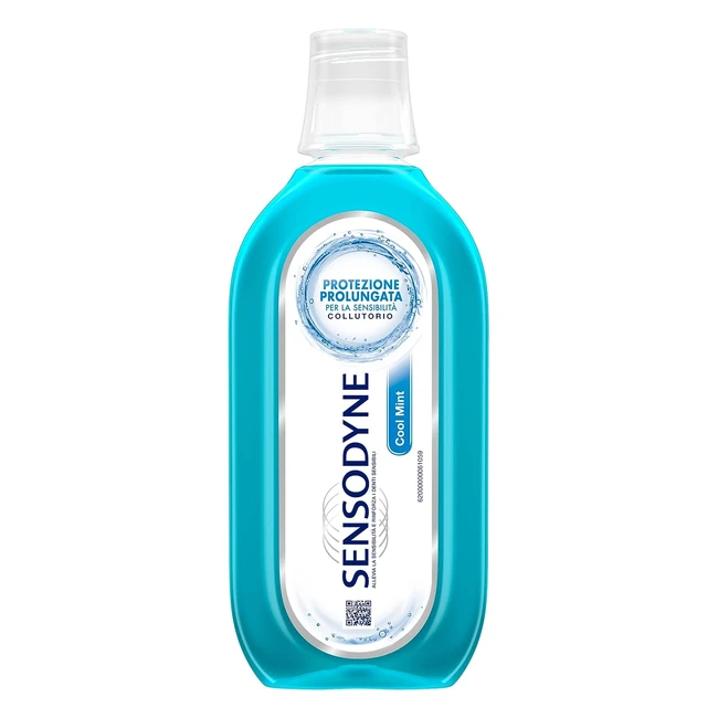 Sensodyne Cool Mint Colluttorio - Protezione per Denti Sensibili - Alito Fresco 