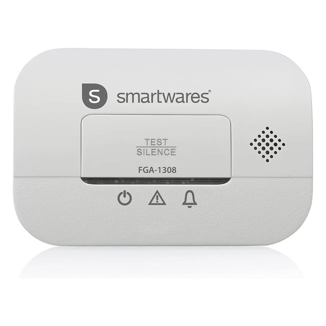 Dtecteur monoxyde de carbone Smartwares FGA13081 - Capteur 10 ans - Batterie 3