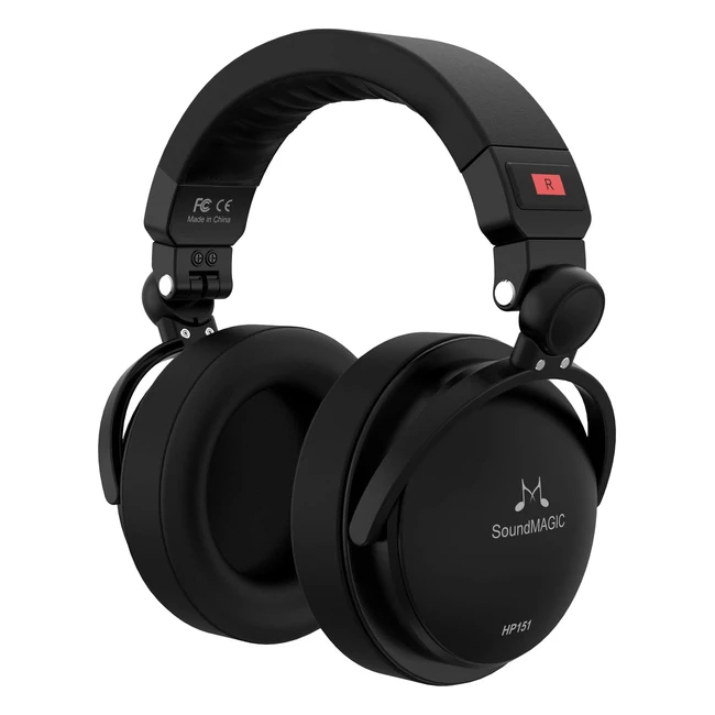 Soundmagic HP151 Over Ear Headphones | Hifi Stereo Audiophile | Noise Isolating | Foldable | Detachable Cables