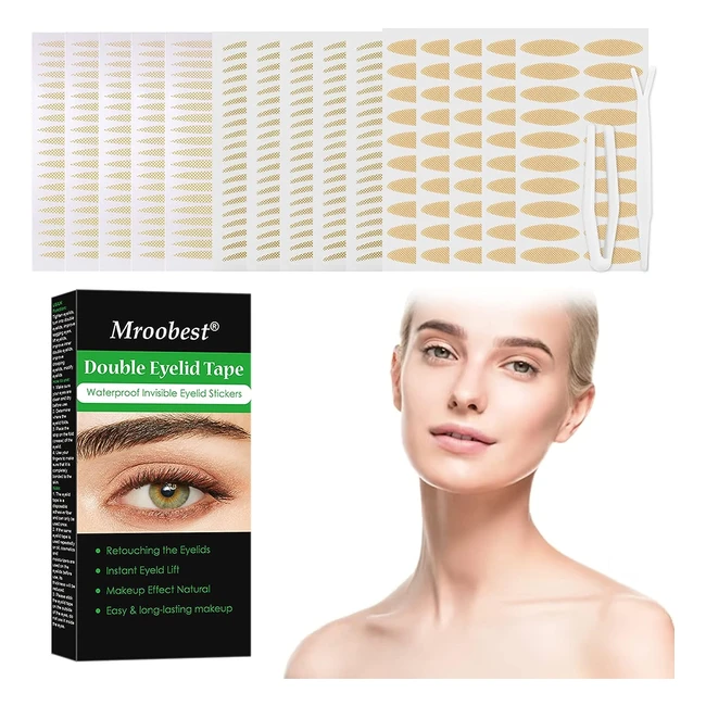 Adesivi Doppia Palpebra 600pcs - Nastro Invisibile Sollevamento Occhi - Senza Chirurgia