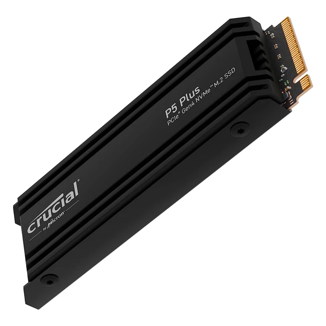 Crucial P5 Plus 1TB Gen4 NVMe M.2 SSD - Up to 6600MB/s - Compatible with PlayStation 5 - CT1000P5PSSD5