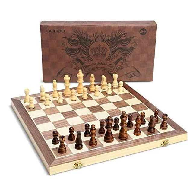 Tablero Ajedrez Magnético 39x39cm - Juego de Rompecabezas Plegable - Para Niños y Adultos