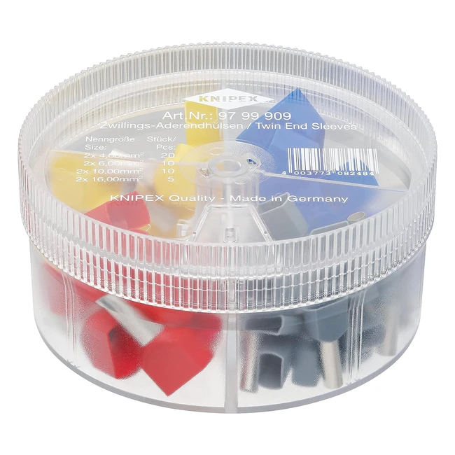Caja de Surtidos Knipex Twin 97 99 909 - Punteras Huecas