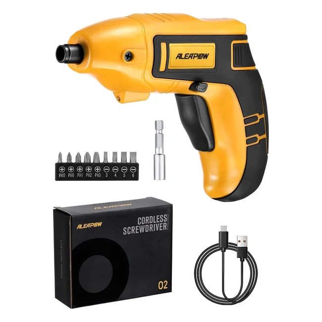 Tournevis électrique Aleapow 5nm sans fil - Batterie 36V - LED - Réparation d'appareils électroménagers