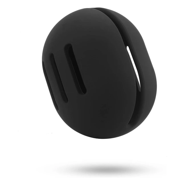 Soporte de Esponja de Maquillaje Feryes - Inastillable, Ecológico, Silicona - Belleza Maquillaje Licuadora Caso para Viajes - Negro