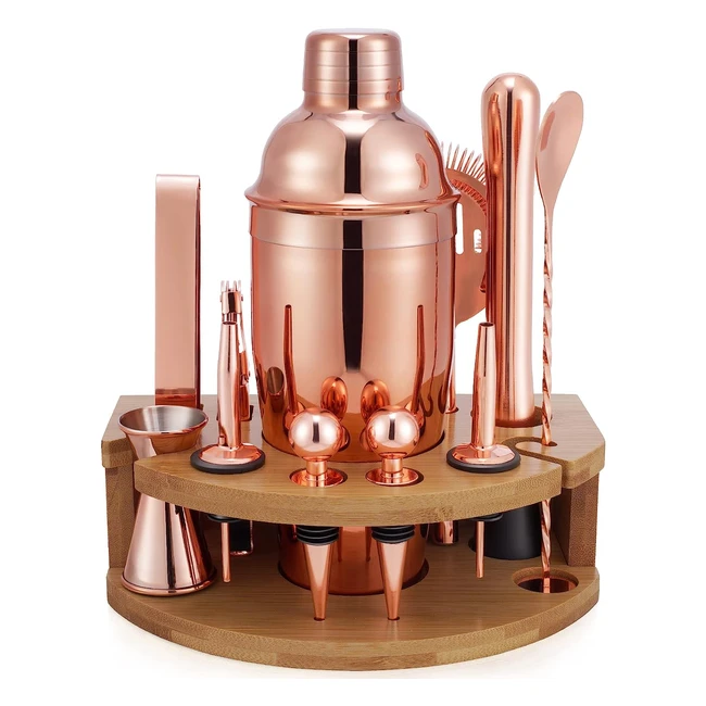 Set Cocktail Shaker Professionale 750ml - Kit Barman 12 Pezzi - Regali per Uomini e Donne - Bar a Casa