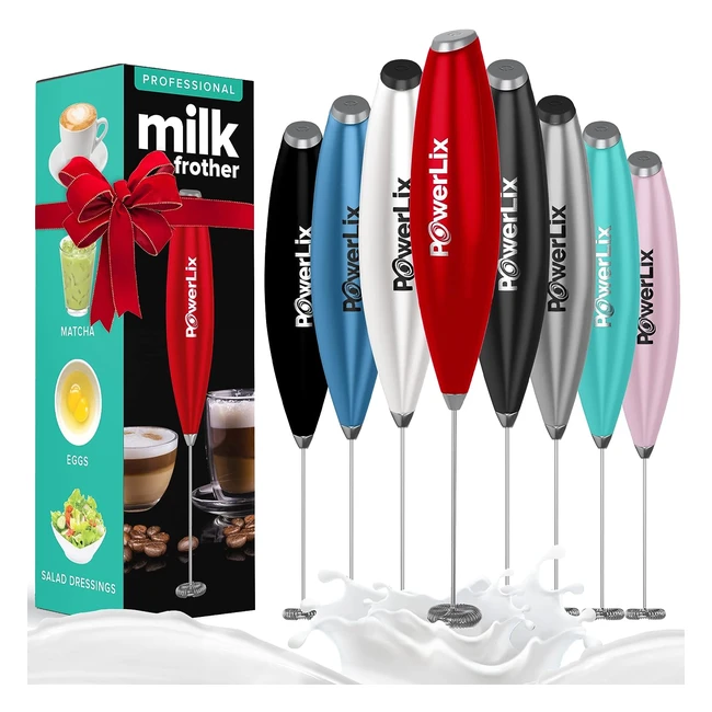 Mousseur Lait lectrique Powerlix - Puissant 19 000 trmin - Mousseur  Caf 