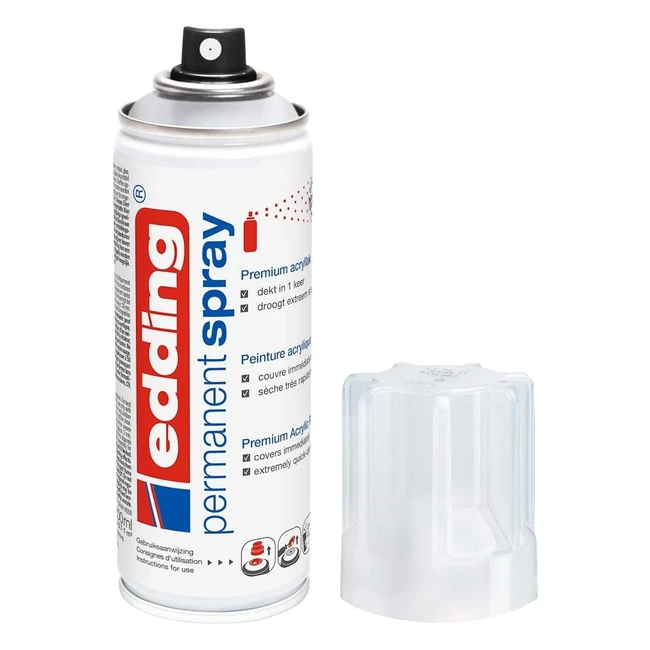 edding 5200 Permanent Spray Clear Lacquer - Glossy Finish - 200ml