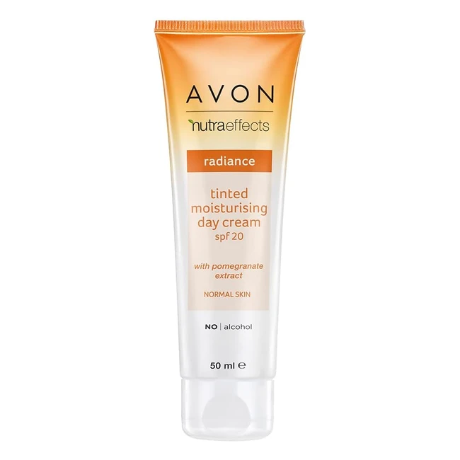 Avon Nutra Effects Radiance Tinted Moisturising Day Cream SPF20 - Boost Skin's Radiance 50ml