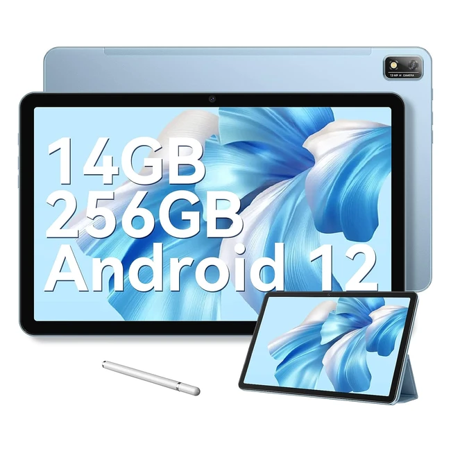 Tablette Blackview Tab 16 Android 12 - 11 pouces - 4G LTE/5G - Wifi - Gaming - 14Go RAM - 256Go ROM - 1To - 7680mAh - 138MP - Octacore - Face ID - TV - GPS - Stylet Capacitif