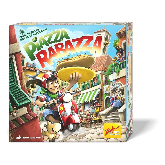 Zoch 601105182 Piazza Rabazza - Geschicklichkeitsspiel für 2 bis 4 Spieler - Das Sammelspiel für ruhige Hände ab 6 Jahren