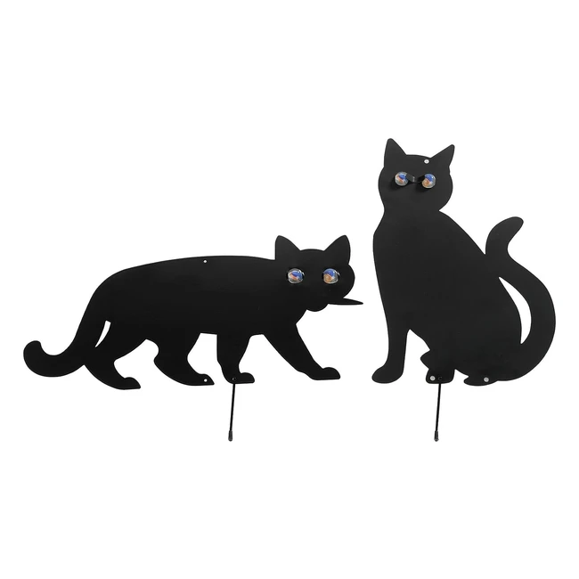 Ahuyentador de gatos Maximex, juego de 2, negro, 16x37x29cm - Referencia: 71964900