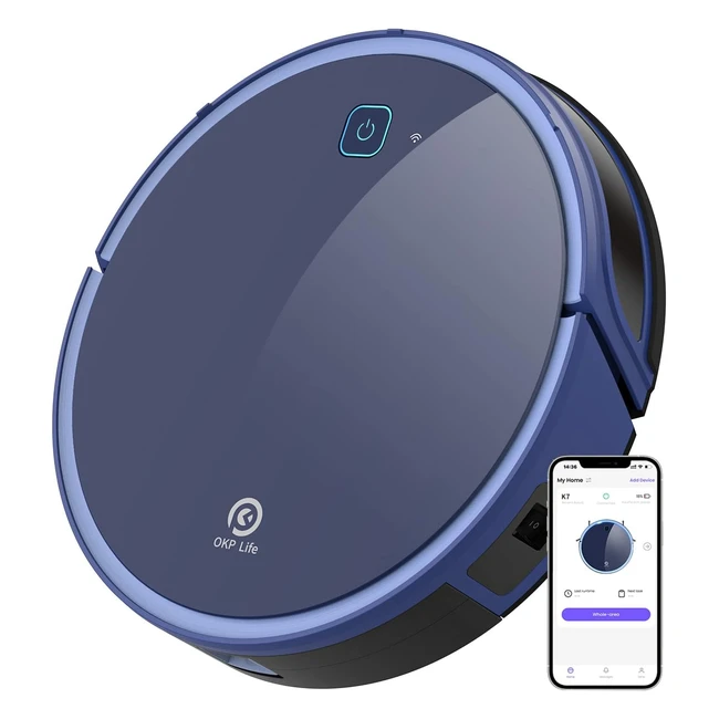 Robot aspirador OKP Freemove 20, 2200pa, friega, aspira, barre y pasa la mopa - K7