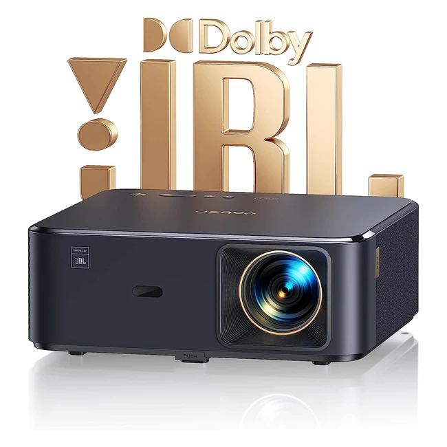 Yaber K2S Beamer mit NFC und Dolby Audio - Full HD 1080p, 4K, WiFi 6, Bluetooth, 800 ANSI-Lumen