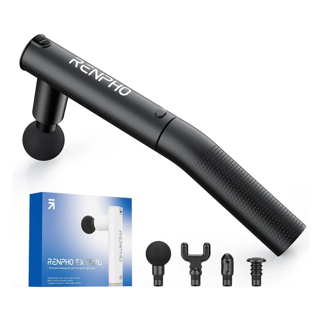 Pistola Masaje Muscular Renpho 2600rpm - Alivio Dolor y Recuperación Fitness