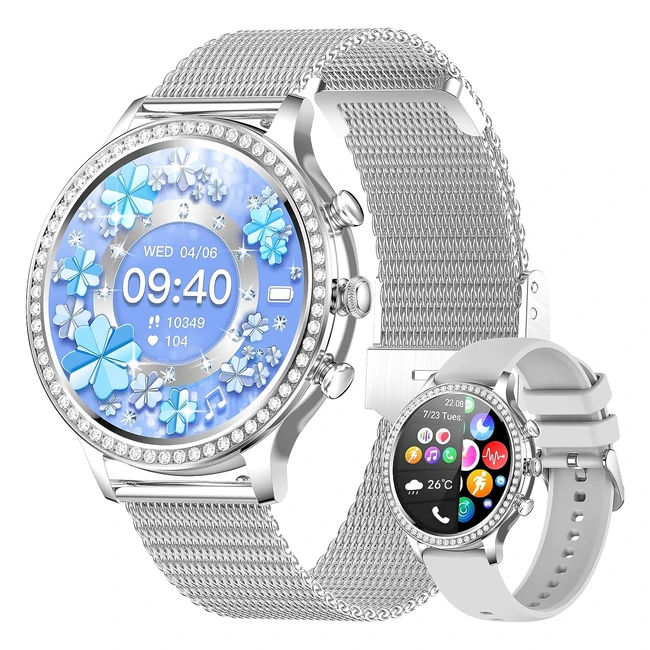 Smartwatch Donna Uomo - Chiamata Bluetooth Orologio Fitness Tracker - Cardiofreq
