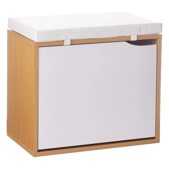 Banco Zapatero Rosa con Cojín Blanco - Kit Closet 4010041000