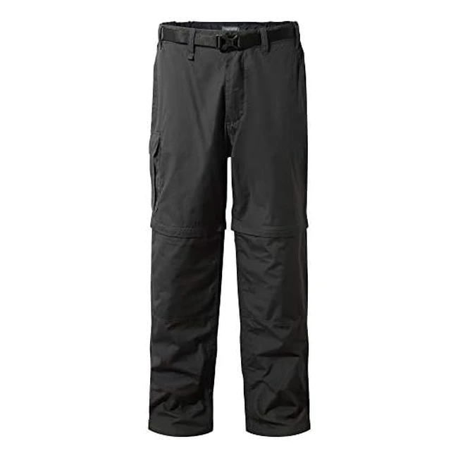 Craghoppers Kiwi Conv Trousers - Black Pepper, Size 36 | Nosi Defence, Recycled Materials