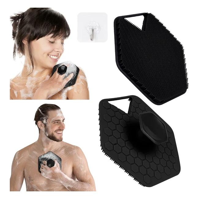 Soft Silicone Shower Brush - Deep Cleansing, Gentle Exfoliating, Skin Care - URAQT