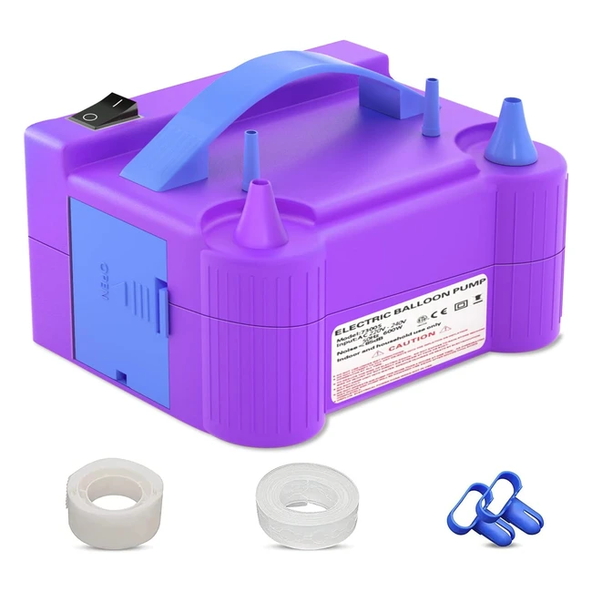 Inflador de Globos Eléctrico Nestling - Alta Potencia 600W - Portátil - Ideal para Fiestas y Decoración