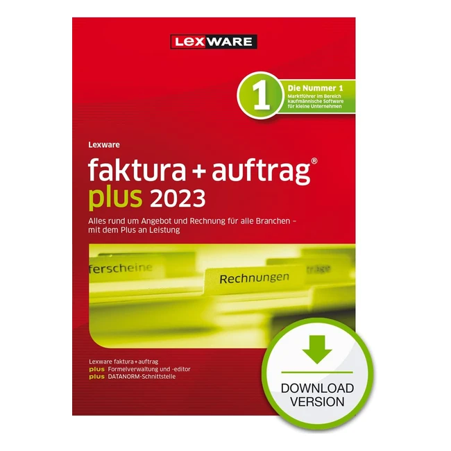 Lexware Fakturaauftrag Plus 2023 - Einfache Auftrags- und Rechnungssoftware