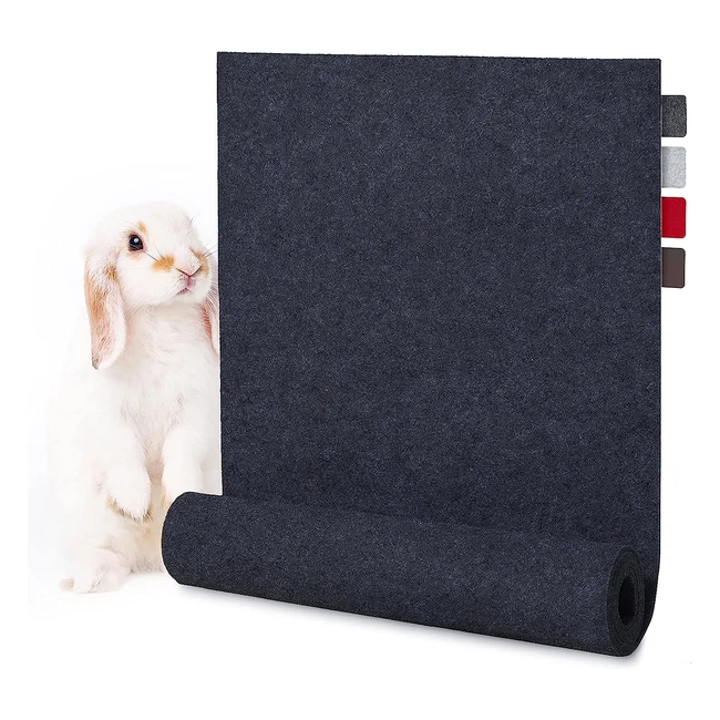 Blumtal Tischlufer Filz Anthrazit 150x40 cm - Elegantes Design Abwaschbar Fo