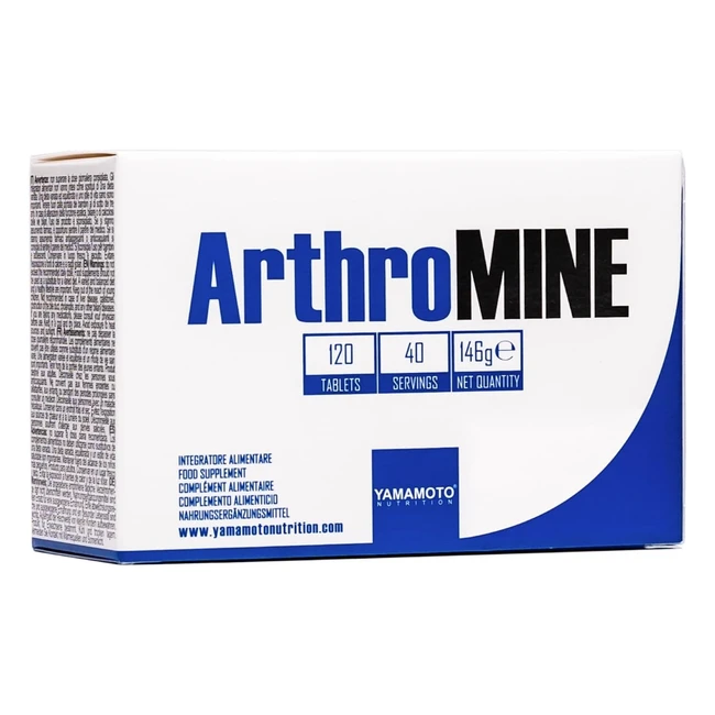 Yamamoto Nutrition Arthromine 120 Compresse - Integratore Alimentare per Sportiv