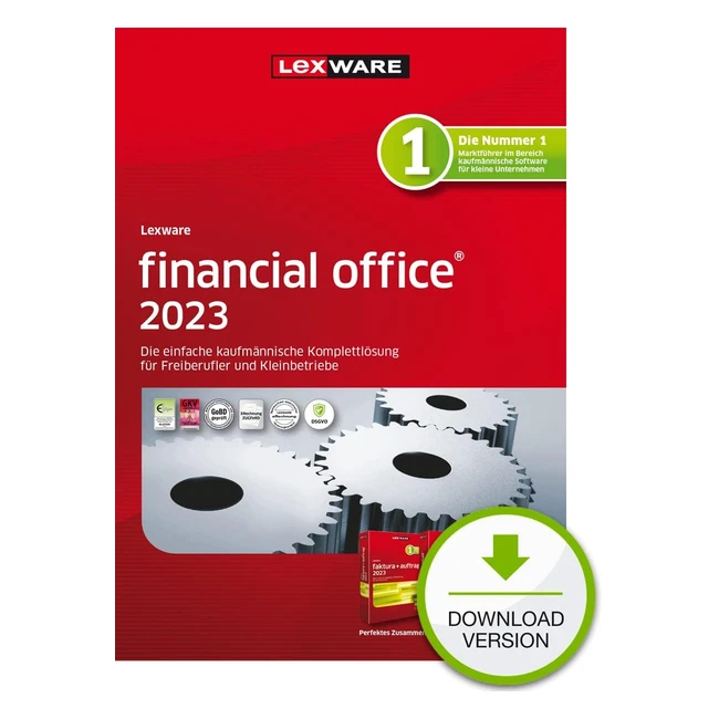 Lexware Financial Office Standard 2023 - Komplette kaufmännische Lösung, einfach und umfassend, Download, PC-Aktivierungscode per E-Mail
